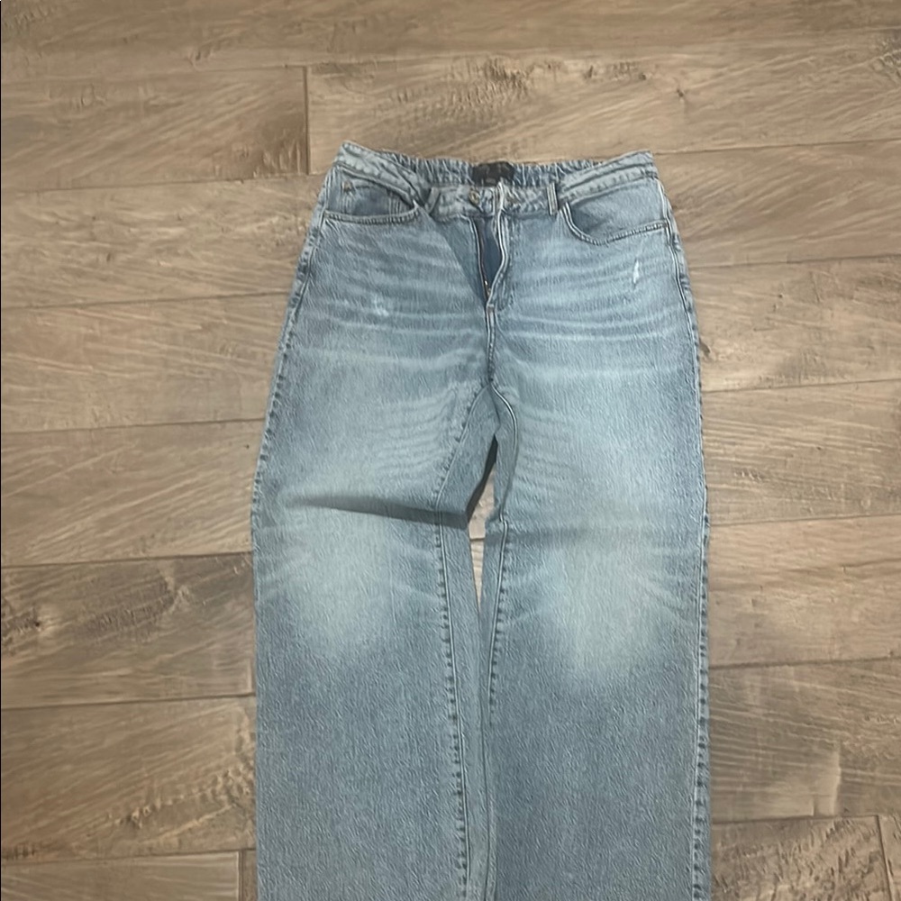 RW&CO. High Waisted Wide Leg Jeans 32